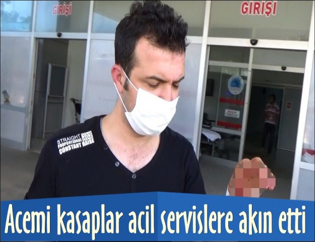 ACEMİ KASAPLAR ACİL SERVİSLERE AKIN ETTİ