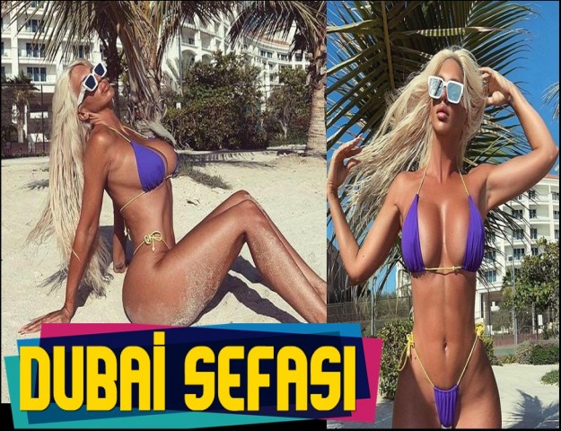 JELENA KARLEUSA'NIN TATİL KEYFİ