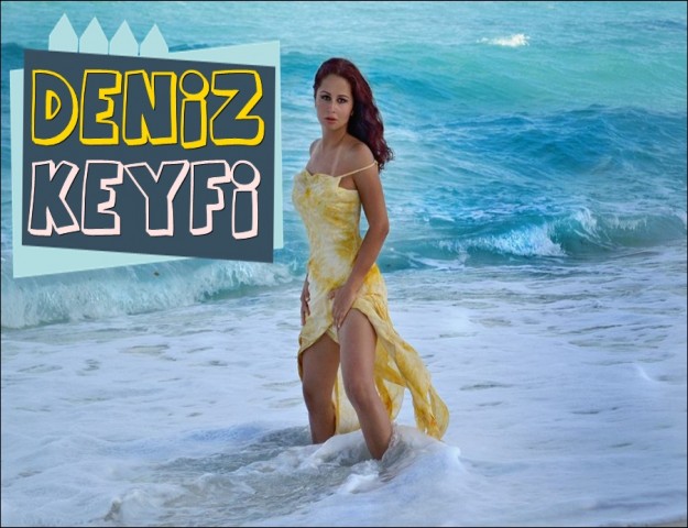 KENDİNİ SERİN SULARA BIRAKTI