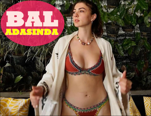 BİKİNİLİ POZLARINI PAYLAŞTI