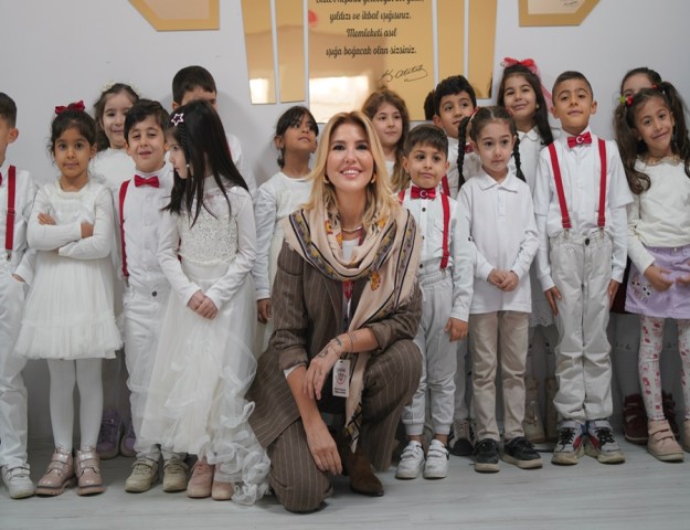 GÜLBEN ERGEN 60. ANAOKULU’NU ADIYAMAN’DA AÇTI