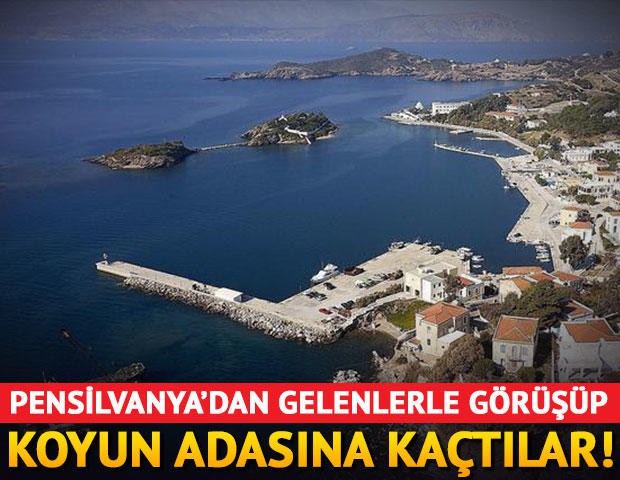 17 FETÖ'cü koyun adasına kaçtı