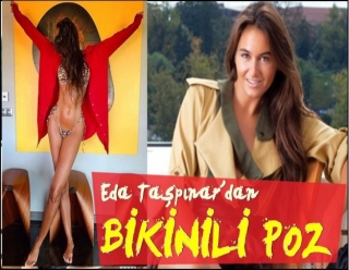 BİKİNİLİ POZUYLA DİKKAT ÇEKTİ