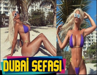 JELENA KARLEUSA'NIN TATİL KEYFİ