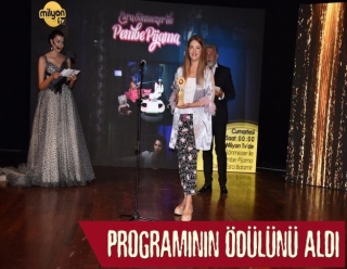 PİJAMAYLA ÖDÜL ALDI