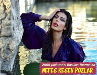 TARİHİ BASİLİCA THERMA’DA POZ VERDİ